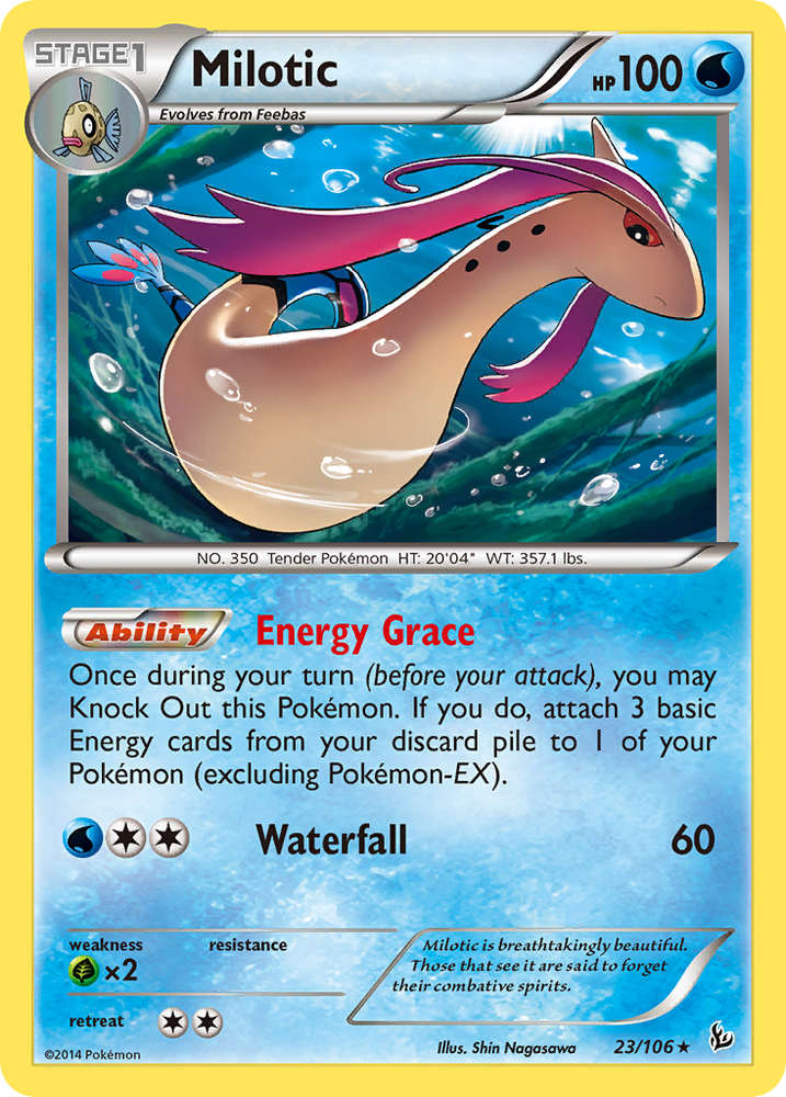 milotic pokemon card EX #237 EXTENDED ART Card Number / Rarity Milotic 70/147 STAFF Prerelease Pokemon