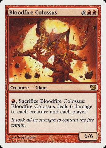 Bloodfire Colossus [Ninth Edition]