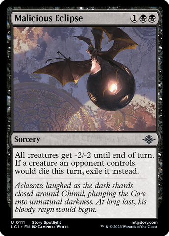 Malicious Eclipse [The Lost Caverns of Ixalan]