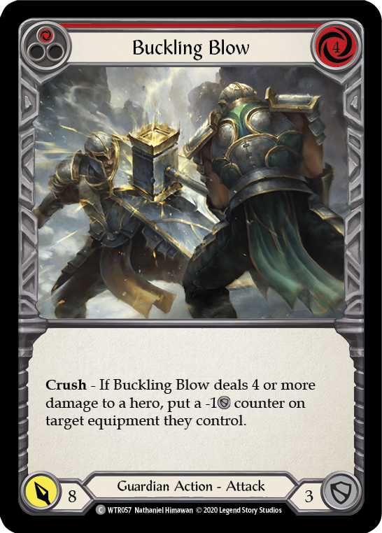 Buckling Blow (Red) [U-WTR057] Unlimited Rainbow Foil