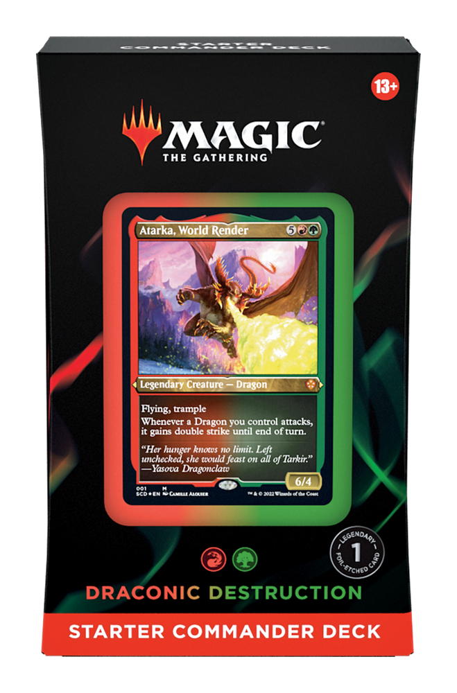 mtg starter commander deck Decks: Are They Worth It? The Gathering Starter Commander Deck Draconic Destruction (Red Magic: The Gathering Starter Commander