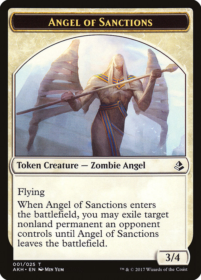 Angel of Sanctions Token [Amonkhet Tokens]