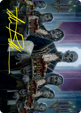 Dying to Serve Art Card (Gold-Stamped Signature) [Innistrad: Crimson Vow Art Series]