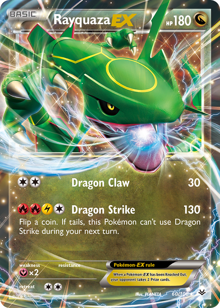 pokemon rayquaza card price Rayquaza EX (60/108) [XY: Roaring Skies]