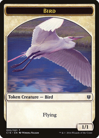 Bird Token (002/021) [Commander 2016 Tokens]