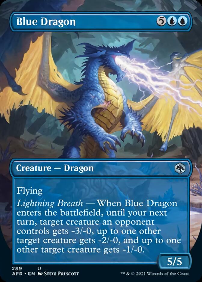 Blue Dragon (Borderless Alternate Art) [Dungeons & Dragons: Adventures in the Forgotten Realms]