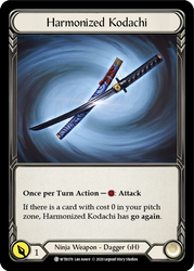 Harmonized Kodachi // Rhinar, Reckless Rampage [U-WTR078 // U-WTR001] Unlimited Normal