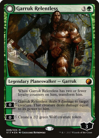 Garruk Relentless // Garruk, the Veil-Cursed [From the Vault: Transform]