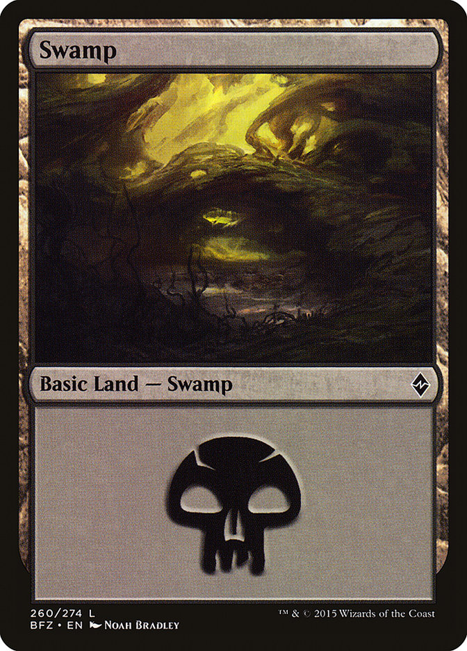 Swamp (260a) [Battle for Zendikar]
