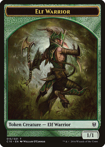 Elf Warrior Token [Commander 2016 Tokens]