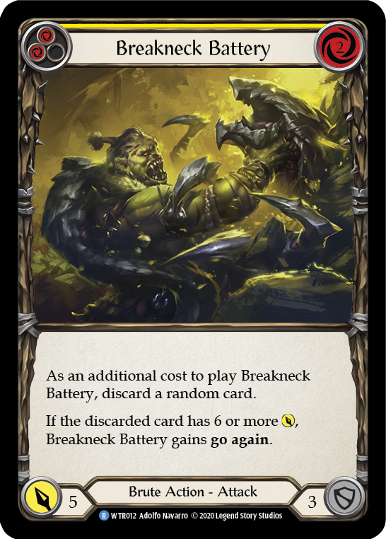 Breakneck Battery (Yellow) [U-WTR012] Unlimited Normal