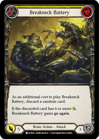 Breakneck Battery (Yellow) [U-WTR012] Unlimited Normal