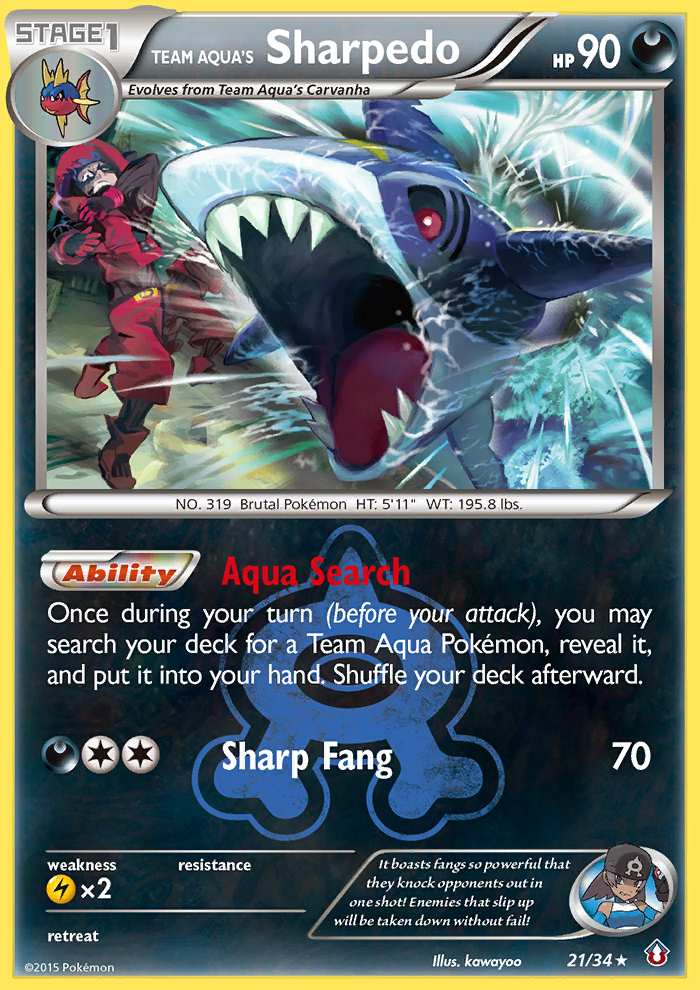 sharpedo pokemon cards Buy Mega Sharpedo-EX - 127/094 - Full Art | Pokmon For Sale Water Colorless Taunt Switch 1 of your opponents Benched Pokmon with their Active Pokmon M Sharpedo EX Black Star