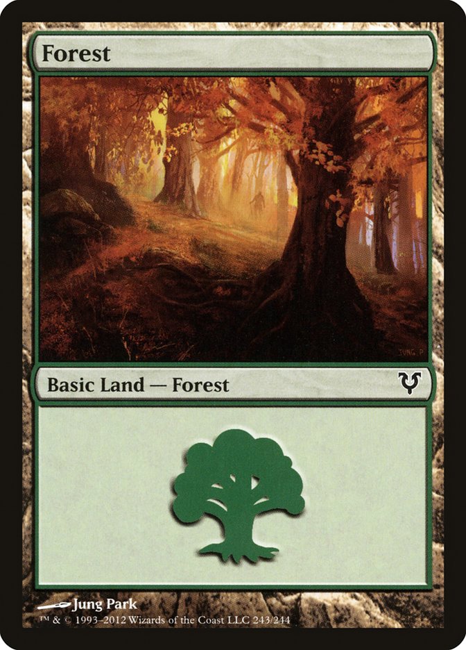 Forest (243) [Avacyn Restored]