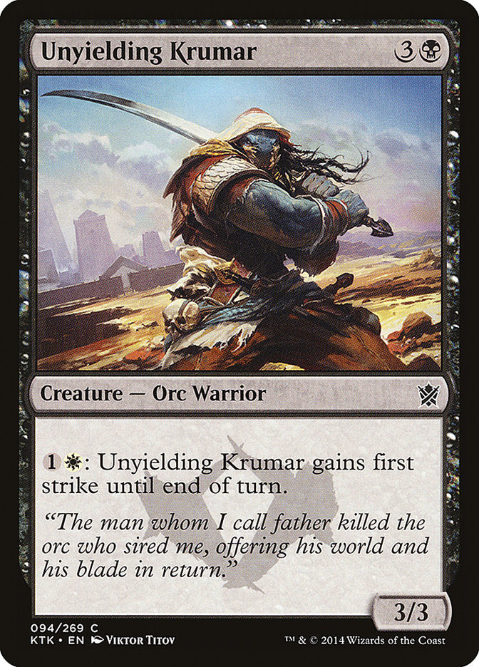 Unyielding Krumar [Khans of Tarkir]