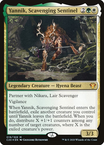 Yannik, Scavenging Sentinel [Commander 2020]