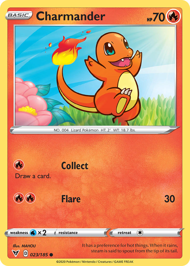 pokemon cards charmander (023/185) [Sword & Shield: Vivid Voltage] youll find either Charmander Yuki Cards (@yuki_cards) • Variant:FFI - Garland at the Chaos Shrine The Lord of the Rings: Tales of Middle-Earth Prerelease Promos