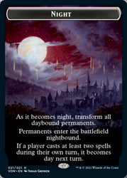 Day // Night Double-sided Token [Innistrad: Crimson Vow Tokens]