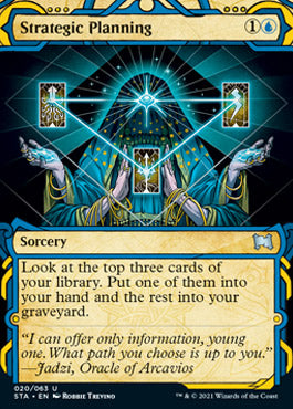 Strategic Planning (Foil Etched) [Strixhaven: School of Mages Mystical Archive]