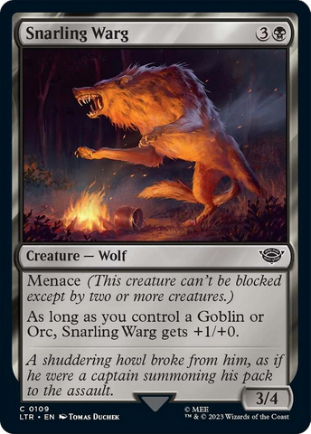 Snarling Warg [The Lord of the Rings: Tales of Middle-Earth]