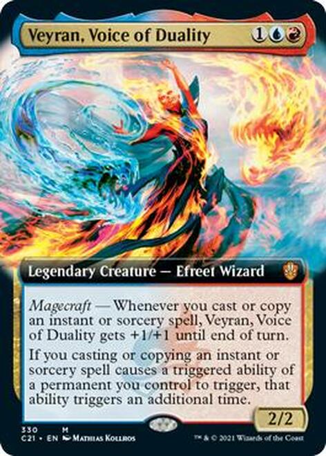 Veyran, Voice of Duality (Extended Art) [Commander 2021]