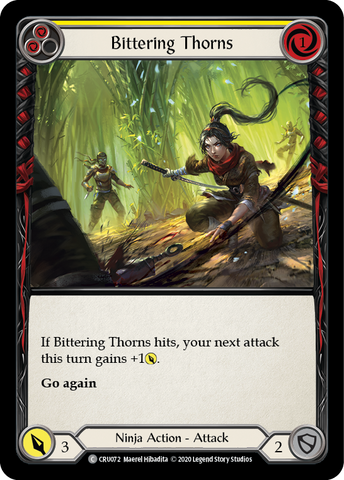 Bittering Thorns [CRU072] 1st Edition Rainbow Foil