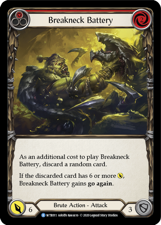 Breakneck Battery (Red) [U-WTR011] Unlimited Rainbow Foil