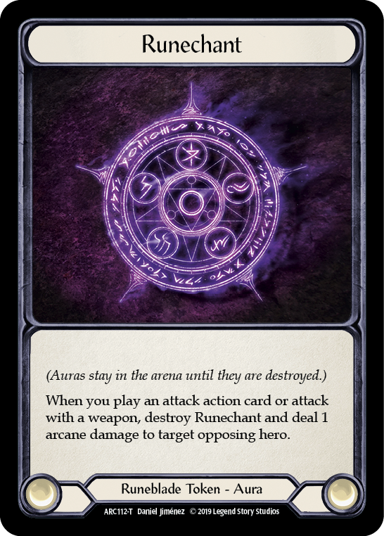 Runechant // Death Dealer [ARC112-T // ARC040-T] 1st Edition Normal