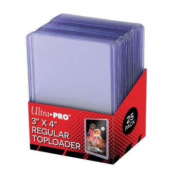 3" x 4" Clear Regular Toploaders (25ct)